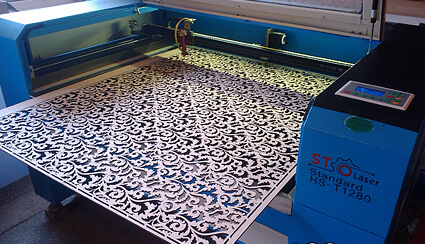 СО2 Лазерний верстат для різання фанери, мдф, двп і дерева