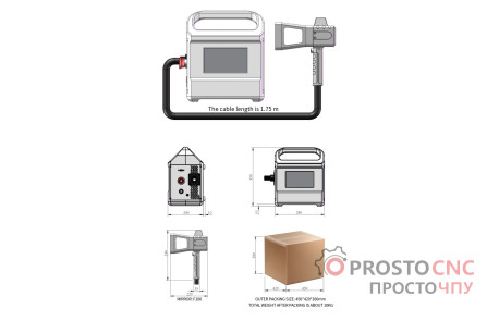 Переносний лазерний маркувальник Fiber LMB-30