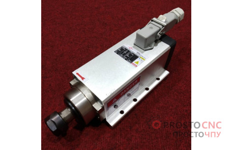 Шпиндель квадратний GDZ80 2,2 кВт, Цанга ER20, повітряне охолодження