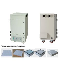 Система фільтрації та очищення повітря від диму і запаху